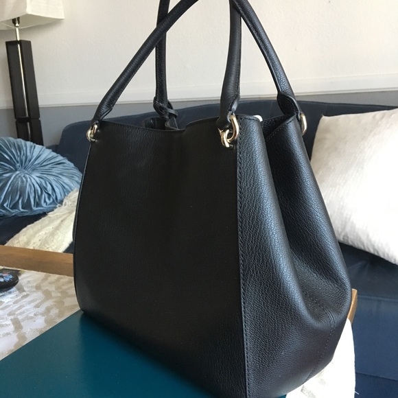 Sold Kate Spade Black Leather Shoulder Handbag - Picture 8 of 8